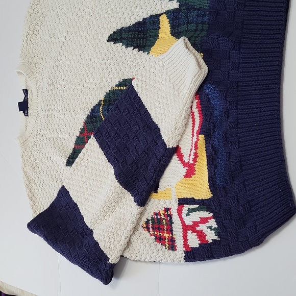 Vintage Nautica Handknit Men's Sweater size XL. - Picture 5 of 16